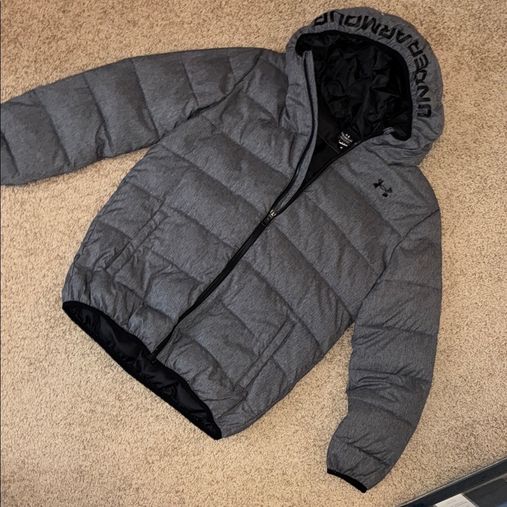 Under Armour Kids Gray Puffer Jacket